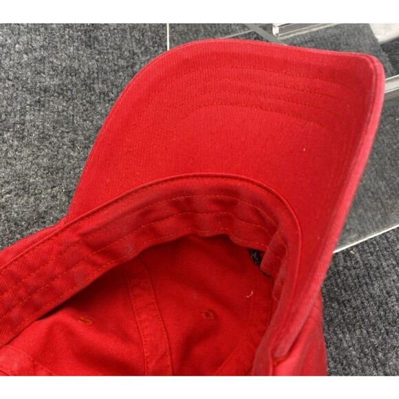 RALPH LAUREN Polo Baseball Hat Cap Red Navy Blue Pony Logo Adjustable Strapback - Picture 13 of 13